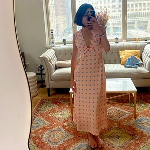 Keepsake the label summer dress. Size S pink & blue. flowy but fitted well :)